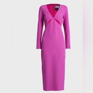 💕NWT Versace Couture Mirtillo hot pink maxi dress